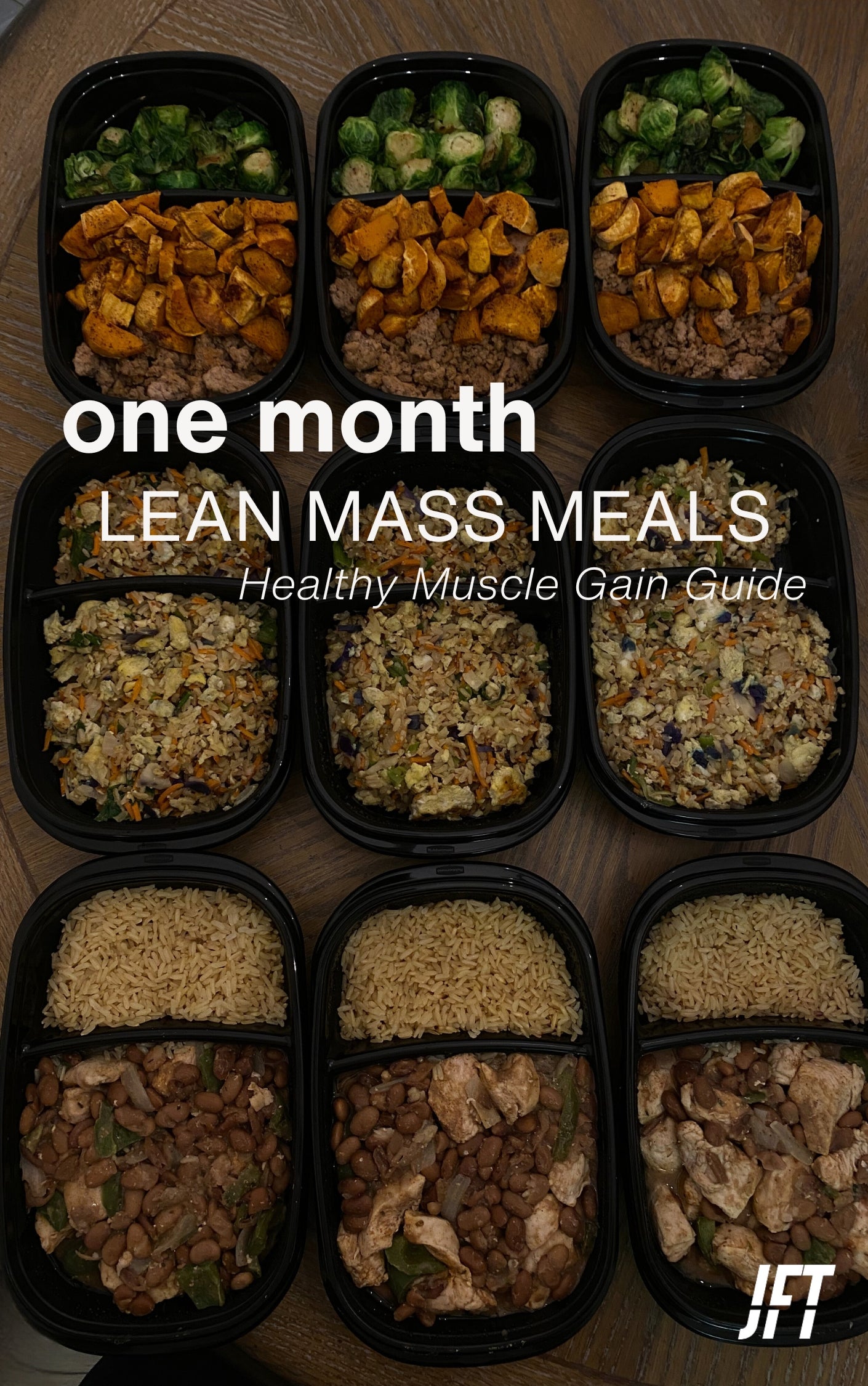 Lean Mass Meals (1 month meal guide)
